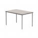 Astin Rectangular Multipurpose Table 1200x800x730mm Alaskan Grey Oak/Silver KF77746 KF77746