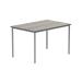 Astin Rectangular Multipurpose Table 1280x880x900mm Alaskan Grey Oak/Silver KF77746 KF77746