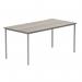 Astin Rectangular Multipurpose Table 1600x800x730mm Alaskan Grey OakSilver KF77747 KF77747