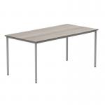 Astin Rectangular Multipurpose Table 1600x800x730mm Alaskan Grey OakSilver KF77747 KF77747