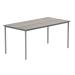 Astin Rectangular Multipurpose Table 1680x880x900mm Alaskan Grey Oak/Silver KF77747 KF77747