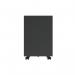 Astin 3 Drawer Mobile Under Desk Steel Pedestal 480x580x610mm Black KF77750 KF77750