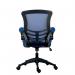 Jemini Jaya Mesh Back Chair with Folding Arms 680x670x1070mm Blue KF77785 KF77785