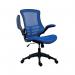 Jemini Jaya Mesh Back Chair with Folding Arms 680x670x1070mm Blue KF77785 KF77785