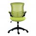 Jemini Jaya Mesh Back Chair with Folding Arms 680x670x1070mm Green KF77786 KF77786