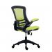 Jemini Jaya Mesh Back Chair with Folding Arms 680x670x1070mm Green KF77786 KF77786