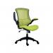 Jemini Jaya Mesh Back Chair with Folding Arms 680x670x1070mm Green KF77786 KF77786