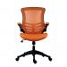 Jemini Jaya Mesh Back Chair with Folding Arms 680x670x1070mm Orange KF77787 KF77787