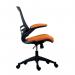 Jemini Jaya Mesh Back Chair with Folding Arms 680x670x1070mm Orange KF77787 KF77787