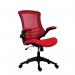 Jemini Jaya Mesh Back Chair with Folding Arms 680x670x1070mm Red KF77788 KF77788