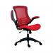 Jemini Jaya Mesh Back Chair with Folding Arms 680x670x1070mm Red KF77788 KF77788