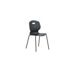 Titan Arc Four Leg Classroom Chair Size 5 Anthracite KF77789 KF77789