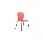 Titan Arc Four Leg Classroom Chair Size 5 Coral KF77790 KF77790