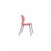 Titan Arc Four Leg Classroom Chair Size 5 Coral KF77790 KF77790