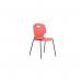 Titan Arc Four Leg Classroom Chair Size 5 Coral KF77790 KF77790