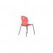 Titan Arc Four Leg Classroom Chair Size 5 Coral KF77790 KF77790