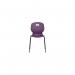 Titan Arc Four Leg Classroom Chair Size 5 Grape KF77792 KF77792