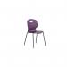 Titan Arc Four Leg Classroom Chair Size 5 Grape KF77792 KF77792