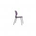 Titan Arc Four Leg Classroom Chair Size 5 Grape KF77792 KF77792