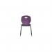 Titan Arc Four Leg Classroom Chair Size 5 Grape KF77792 KF77792