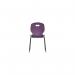 Titan Arc Four Leg Classroom Chair Size 5 Grape KF77792 KF77792