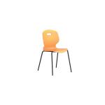 Titan Arc Four Leg Classroom Chair Size 5 Marigold KF77794 KF77794