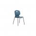 Titan Arc Four Leg Classroom Chair Size 5 Steel Blue KF77795 KF77795