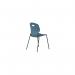 Titan Arc Four Leg Classroom Chair Size 5 Steel Blue KF77795 KF77795