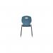 Titan Arc Four Leg Classroom Chair Size 5 Steel Blue KF77795 KF77795