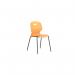 Titan Arc Four Leg Classroom Chair Size 6 Marigold KF77801 KF77801
