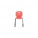 Titan Arc Mobile Four Leg Chair Size 6 Coral KF77832 KF77832