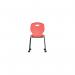 Titan Arc Mobile Four Leg Chair Size 6 Coral KF77832 KF77832