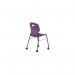 Titan Arc Mobile Four Leg Chair Size 6 Grape KF77834 KF77834