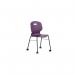 Titan Arc Mobile Four Leg Chair Size 6 Grape KF77834 KF77834