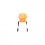 Titan Arc Mobile Four Leg Chair Size 6 Marigold KF77836 KF77836