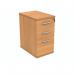 Polaris 3 Drawer Desk High Pedestal 404x600x730mm Norwegian Beech KF77874 KF77874