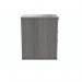 Polaris 3 Drawer Desk High Pedestal 404x600x730mm Alaskan Grey Oak KF77877 KF77877
