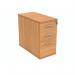 Polaris 3 Drawer Desk High Pedestal 404x800x730mm Norwegian Beech KF77878 KF77878