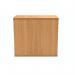 Polaris 3 Drawer Desk High Pedestal 404x800x730mm Norwegian Beech KF77878 KF77878