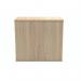 Polaris 3 Drawer Desk High Pedestal 404x800x730mm Canadian Oak KF77879 KF77879
