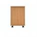 Polaris 2 Drawer Mobile Under Desk Pedestal 404x500x595mm Norwegian Beech KF77882 KF77882