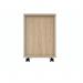 Polaris 2 Drawer Mobile Under Desk Pedestal 404x500x595mm Canadian Oak KF77884 KF77884