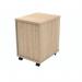 Polaris 3 Drawer Mobile Under Desk Pedestal 404x500x595mm Canadian Oak KF77885 KF77885