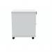 Polaris 2 Drawer Mobile Under Desk Pedestal 404x500x595mm Arctic White KF77886 KF77886