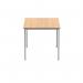 Polaris Rectangular Multipurpose Table 1200x800x730mm Norwegian BeechSilver KF77892 KF77892