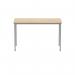 Polaris Rectangular Multipurpose Table 1200x600x730mm Canadian OakSilver KF77894 KF77894