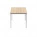 Polaris Rectangular Multipurpose Table 1600x800x730mm Canadian OakSilver KF77897 KF77897