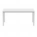 Polaris Rectangular Multipurpose Table 1600x800x730mm Arctic WhiteSilver KF77901 KF77901