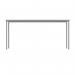 Polaris Rectangular Multipurpose Table 1600x800x730mm Arctic WhiteSilver KF77901 KF77901