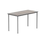 Polaris Rectangular Multipurpose Table 1200x600x730mm Alaskan Grey Oak/Silver KF77902 KF77902